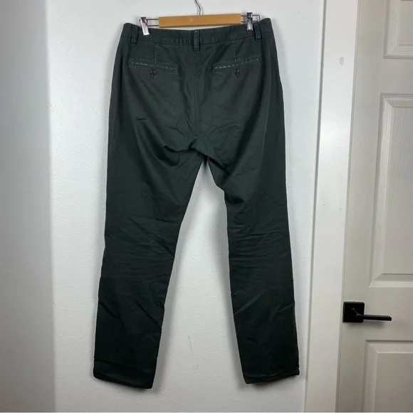 Bonobos Dark Green Men's Slim Pants sz 33/32 - Picture 6 of 7